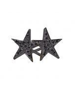 star studs: black diamonds