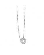cut out: five point star 14k white gold