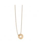 cut out: five point star 14k yellow gold